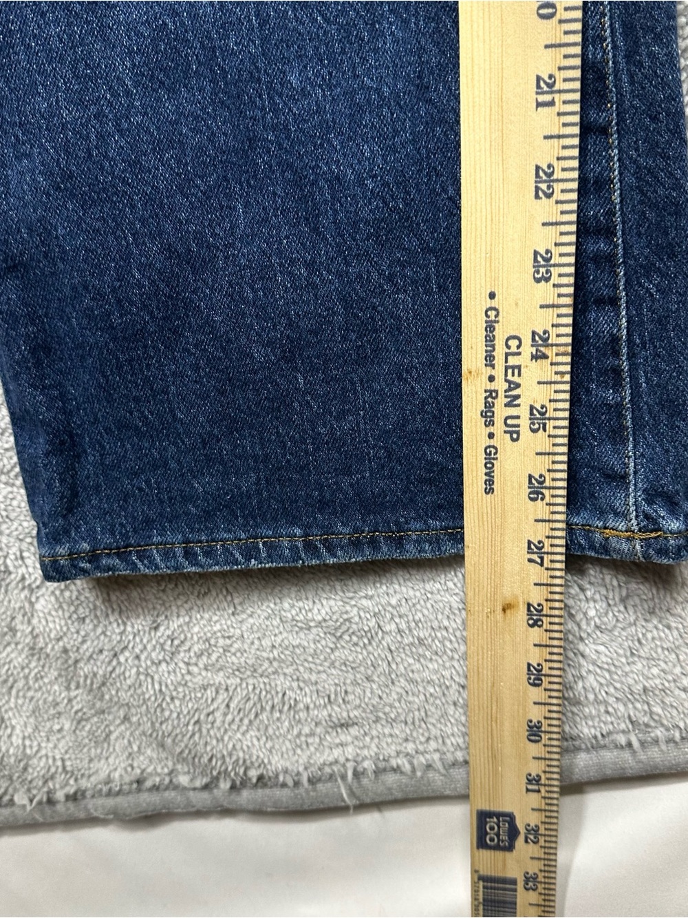 NWT Good American Good Petite Bootcut Jeans Size 14/32 Mid Rise Indigo Wash - Picture 6 of 12
